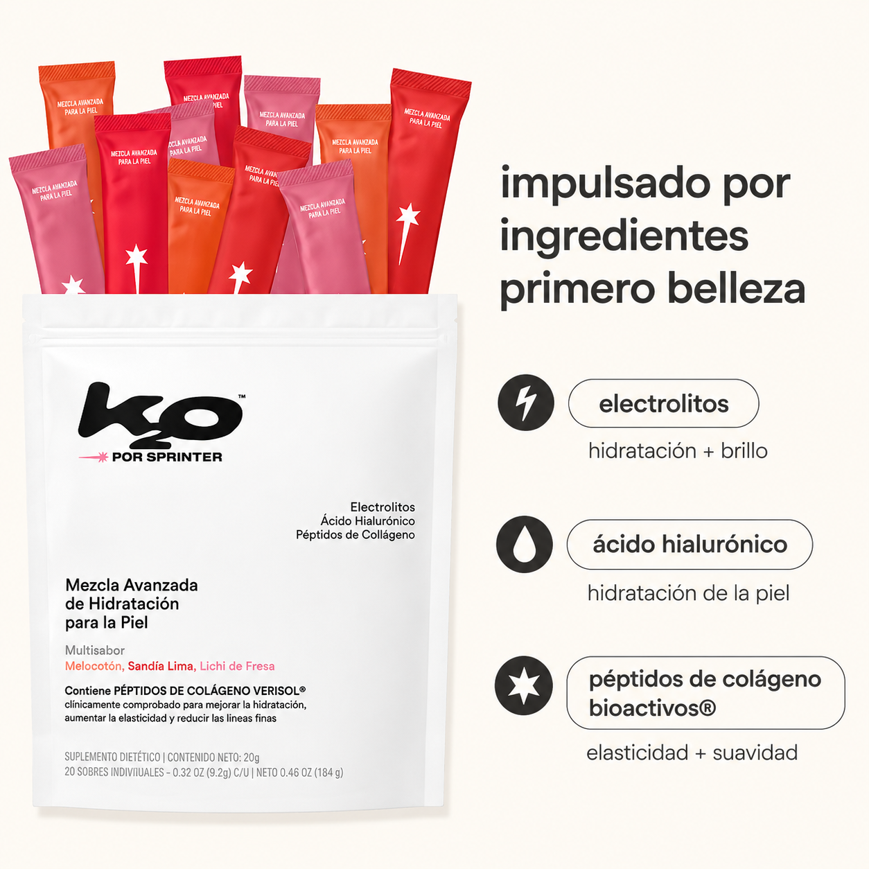 K20 Kylie Jenner Colágeno e Hidratación Premium