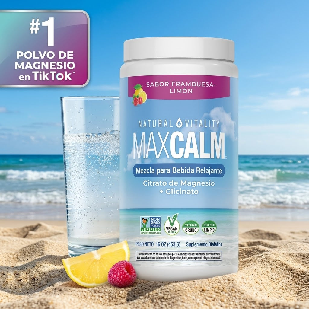 Max Calm bebida relajante con magnesio