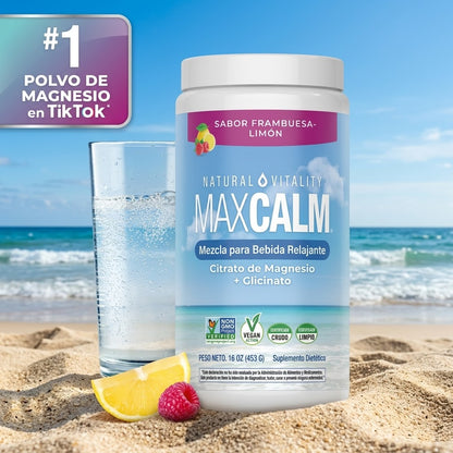 Max Calm bebida relajante con magnesio
