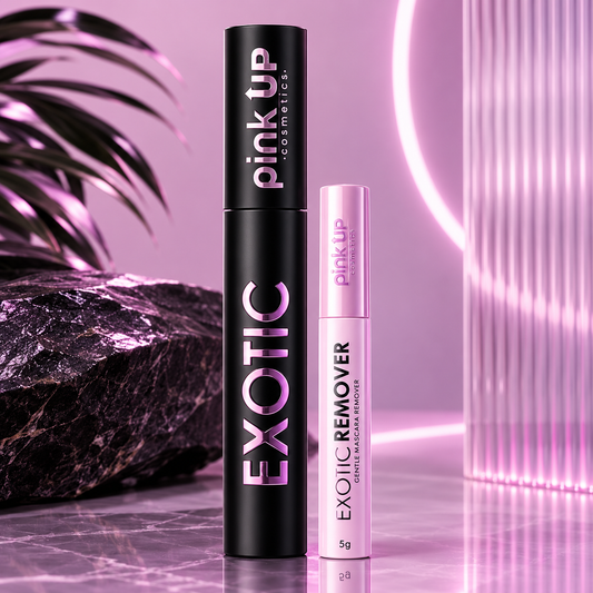 Pink Up Exotic Máscara de Pestañas + Removedor